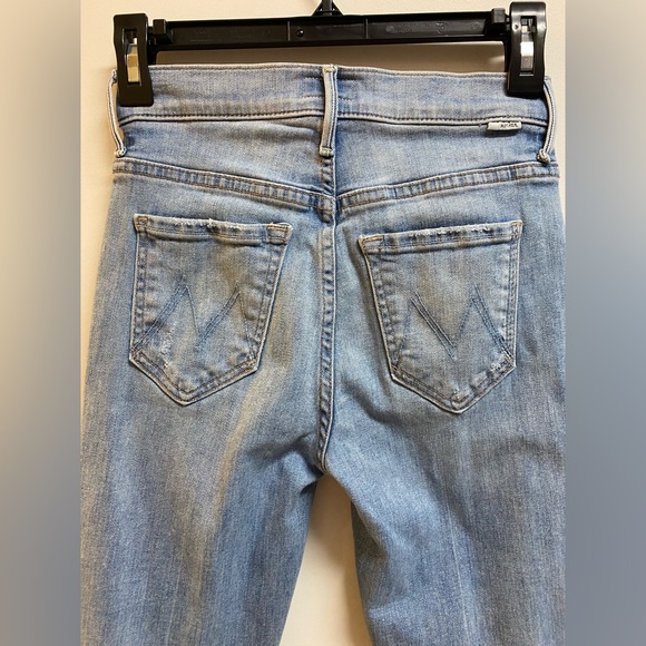 MOTHER The Stunner Ankle Fray Jeans Size 25 - Picture 12 of 14